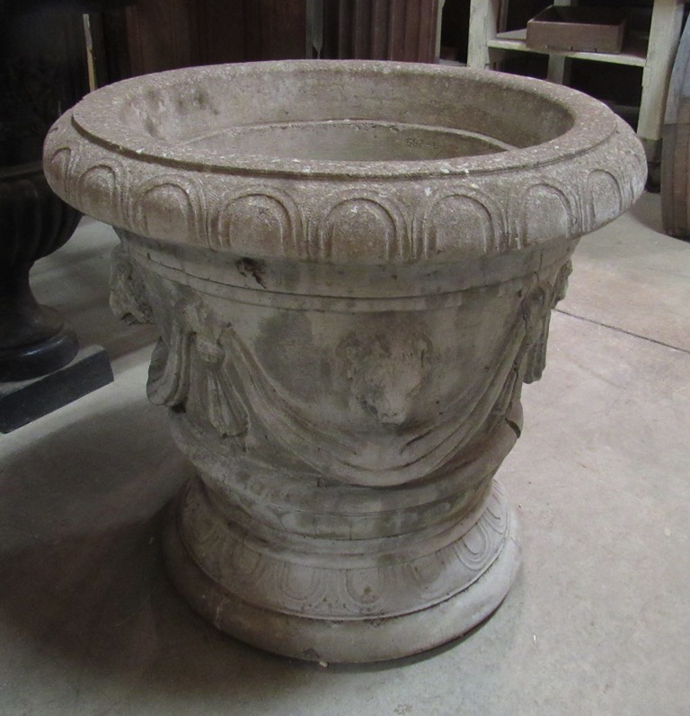 cast stone planter BJT