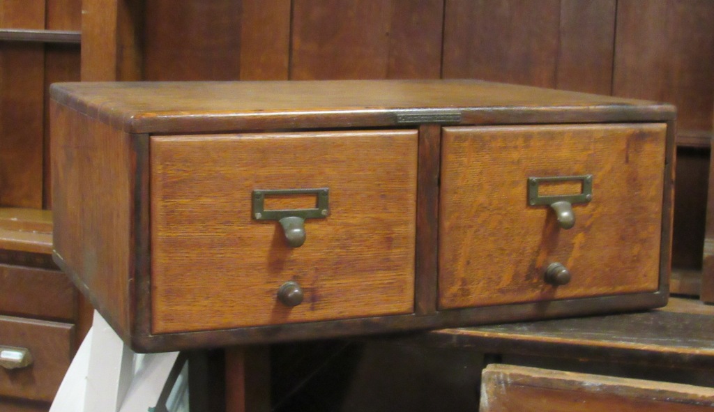 oak card catalog DMJ