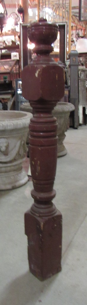 walnut newel post CJT