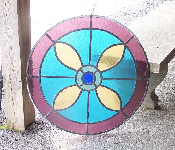 Round STained Glass Window