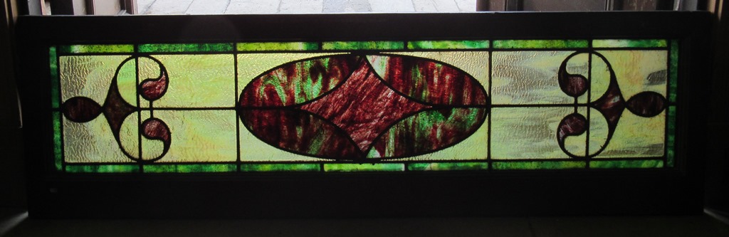 pair stained glass windows DSTT